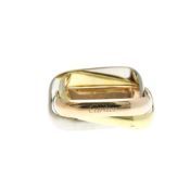 Cartier Trinity Cushion Ring Yellow Gold (18K),Pink Gold (18K),White Gold (18K) Fashion No Stone Ban