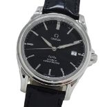 OMEGA De Ville 4831.50.31 Men's Co-Axial Chronometer Date Automatic Watch with Stainless Steel and L