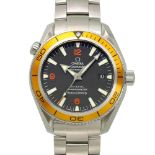 OMEGA Seamaster Planet Ocean Co-Axial Chronometer 2209 50 Men's Watch with Date Display, Black, Auto