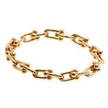 Tiffany & Co. HardWear Medium Bracelet in 18K Pink Gold for Women.