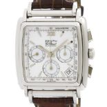 ZENITH Class El Primero Chronograph Steel Watch 01.0420.400 Polished