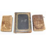 Three antique books, to include A Gazetteer of the Most Remarkable Places in the World dated 1822,