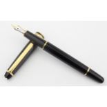 Single Owner Pen Collection - A Mont Blanc Meisterstuck fountain pen with 14ct gold two tone nib,