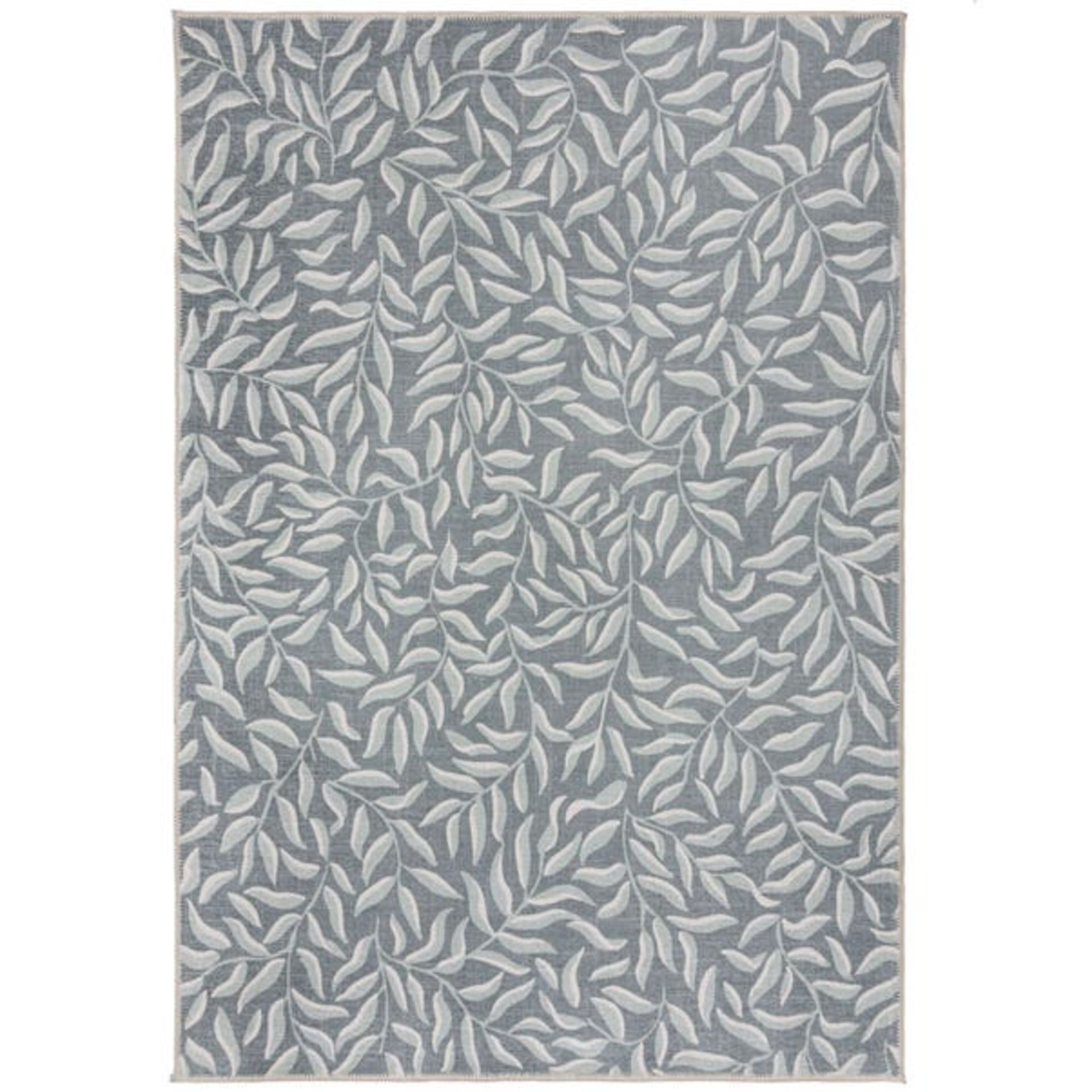 Grade-C1 ref LOT468 Hebden Washable Wallace Leaves Green 160X230 RRP œ85