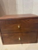 Grade-C1 ref LOT207 Fishe & Lilly Scandinavian Walnut Oslo Bedside Table RRP œ140