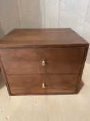 Grade-C0 ref LOT209 Fishe & Lilly Scandinavian Walnut Oslo Bedside Table RRP œ140