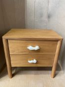 Grade-C0 ref LOT198 Fishe & Lilly Melia Large Bedside Table RRP œ230