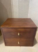 Grade-C0 ref LOT208 Fishe & Lilly Scandinavian Walnut Oslo Bedside Table RRP œ140