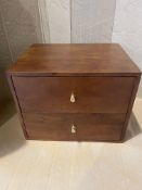 Grade-C0 ref LOT213 Fishe & Lilly Scandinavian Walnut Oslo Bedside Table RRP œ140