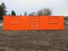 2025 40' HIGH CUBE SHIPPING CONTAINER W/ (1) SIDE DOOR & (2) HORIZONTAL OPENINGS, S/N-JPCU0000414