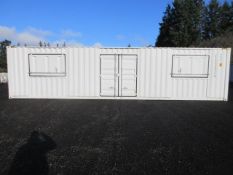 2025 40' HIGH CUBE SHIPPING CONTAINER W/ (1) SIDE DOOR & (2) HORIZONTAL OPENINGS, S/N-JPCU0000380
