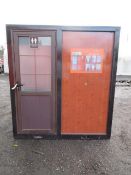 2025 ABOSS PORTABLE RESTROOM W/ SHOWER, SINK, TOILET & WINDOW/ VENT, 49'' X 78'' X 86'' TALL