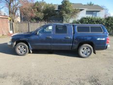 2005 DODGE RAM DAKOTA SLT CREW CAB 4X4 PICKUP
