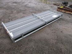 (100) ABOSS 116'' X 36'' GRAY STEEL ROOF/WALL PANELS (UNUSED)