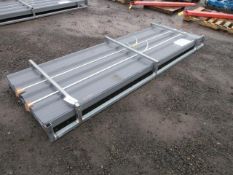 (100) ABOSS 116'' X 36'' GRAY STEEL ROOF/WALL PANELS (UNUSED)