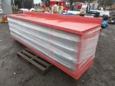 112'' 20-DRAWER WORK BENCH W/ STAINLESS STEEL DRAWERS