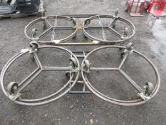 (4) 90'' STEEL FURNITURE DOLLIES ON CASTERS