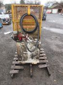 23 1/2'' X 23 1/2'' X 24'' DIESEL TANK W/ ELECTRIC PUMP, HOSE & NOZZLE