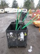 ASSORTED CLEANING SUPPLIES & CIGARETTE DISPOSALS