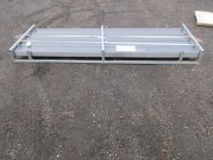 (100) 2025 ABOSS 116'' X 36'' GRAY STEEL ROOF/WALL PANELS (UNUSED)