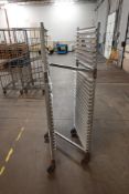 Aluminum nesting Z-Type bakery rack