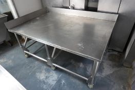 SS heavy duty dough table