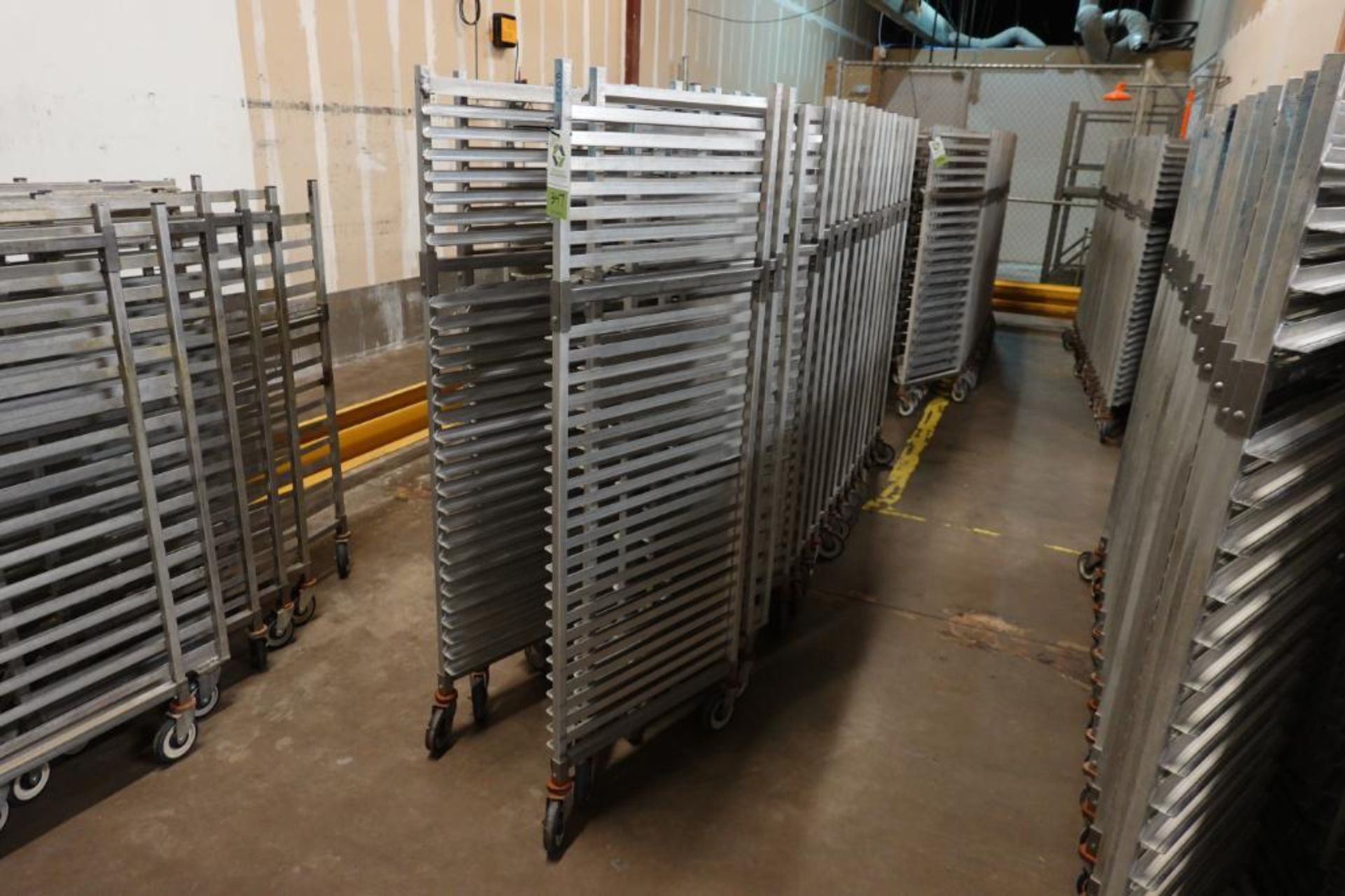 Aluminum nesting Z-Type bakery rack, 26 in. long x 18 in. wide x 70 in ...