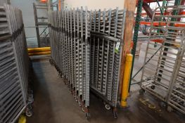 Aluminum nesting Z-Type bakery rack