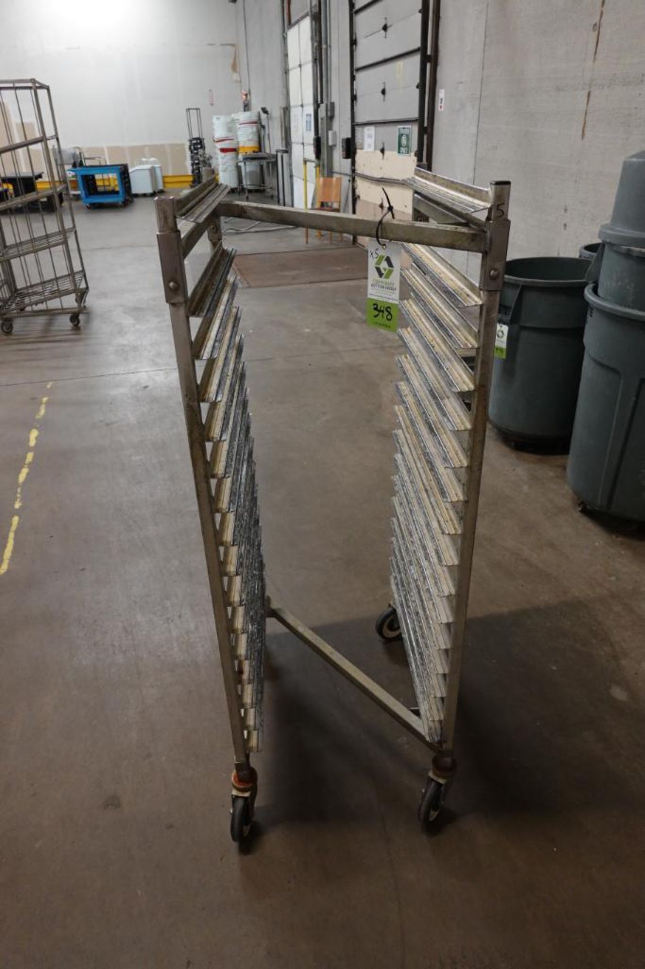 Aluminum nesting Z-Type bakery rack, 26 in. long x 18 in. wide x 57 in ...