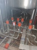 LOT 438 APV ORANGE TOP MATRIX VALVE SET