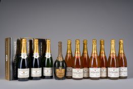 1970-1976 Varied champagne collection, A. Rothschild & Co., A. Charbaut & Fils, René Lalou, 11 bott
