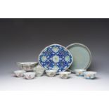 A varied collection of Chinese porcelain, 19th/20th C.
