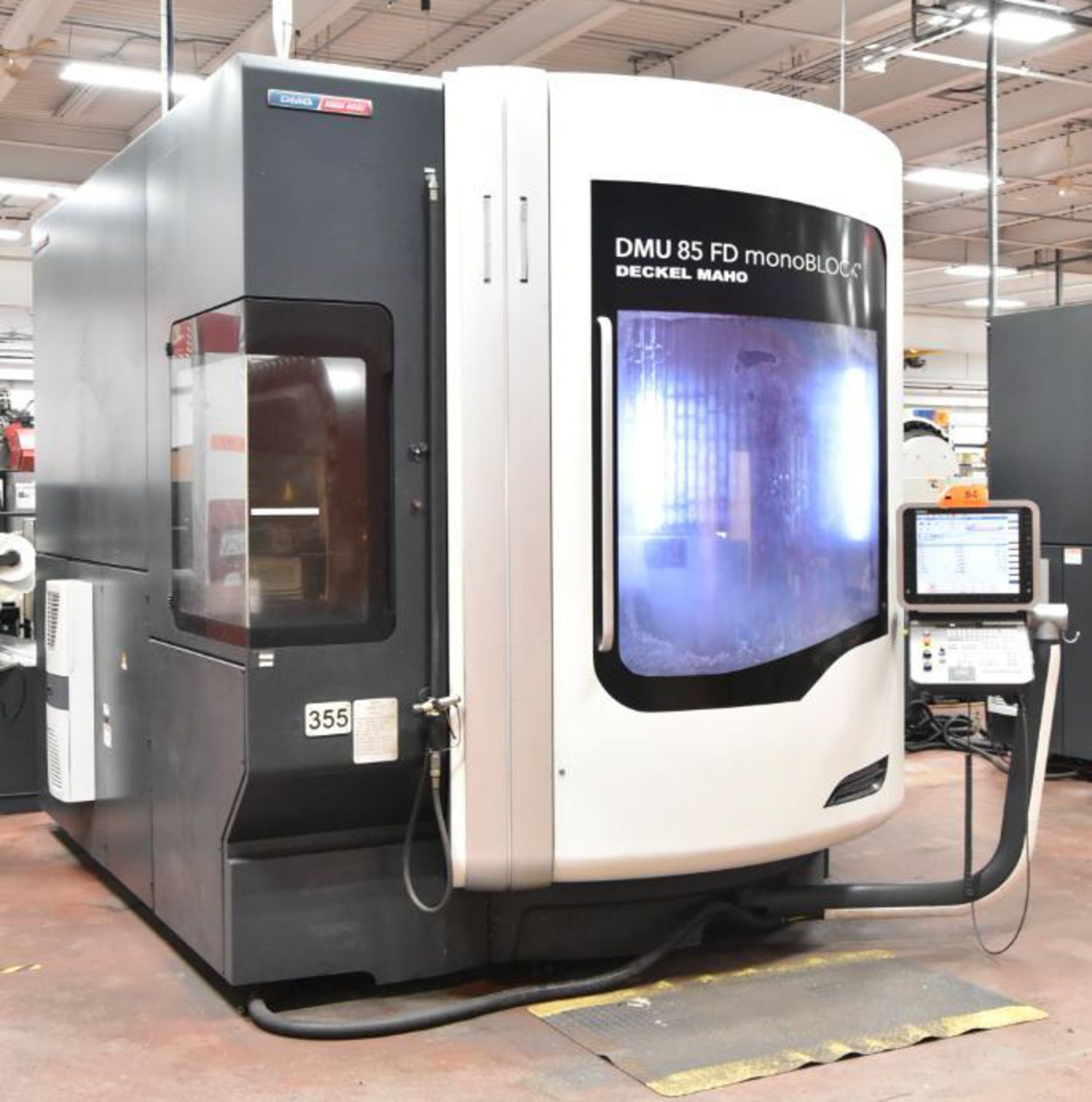 DMG MORI (2012) DMU 85 FD MONOBLOCK 5-AXIS HIGH SPEED CNC VERTICAL ...