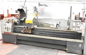 CLAUSING-COLCHESTER 17 ENGINE LATHE WITH 18” SWING OVER BED, 112” DISTANCE BETWEEN CENTERS, 3”