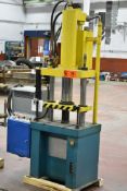 MFG. UNKNOWN YBS-20 HYDRAULIC PRESS WITH 19"X27" BED, 20" STROKE, S/N: N/A (CI) (LOCATED AT 565