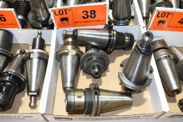 LOT/ (5) CAT 50 TOOL HOLDERS