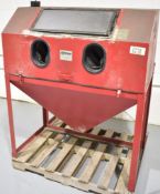CYCLONE 4826E SAND BLAST CABINET, S/N: N/A