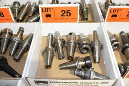 LOT/ (7) CAT 40 TOOL HOLDERS