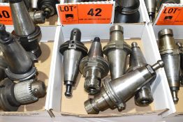 LOT/ (5) CAT 50 TOOL HOLDERS
