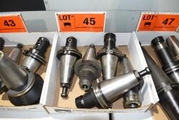LOT/ (5) CAT 50 TOOL HOLDERS