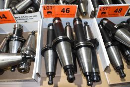 LOT/ (5) CAT 50 TOOL HOLDERS