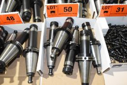 LOT/ (5) CAT 50 TOOL HOLDERS