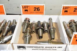 LOT/ (7) CAT 40 TOOL HOLDERS