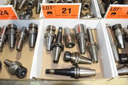 LOT/ (7) CAT 40 TOOL HOLDERS