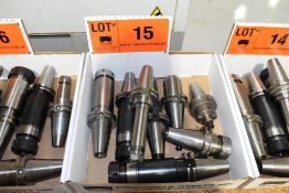 LOT/ (8) CAT 40 TOOL HOLDERS