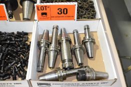 LOT/ (7) CAT 40 TOOL HOLDERS