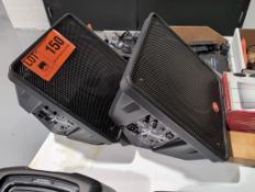 LOT/ (2) FENDER 1270P TYPE PR550 100 WATT PROFESSIONAL MONITOR SPEAKERS