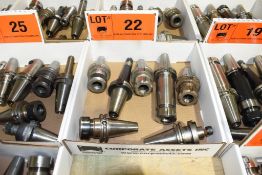 LOT/ (7) CAT 40 TOOL HOLDERS