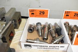 LOT/ (7) CAT 40 TOOL HOLDERS