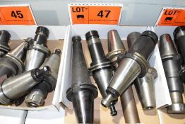 LOT/ (5) CAT 50 TOOL HOLDERS